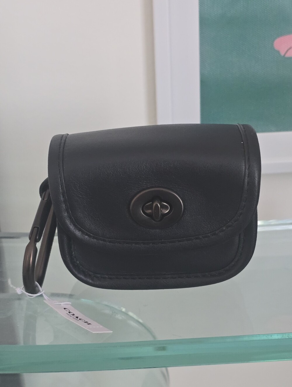 Coach Turnlock City Fob Charm Vintage Re-edition Brand New
